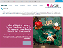 Tablet Screenshot of gbcom.es